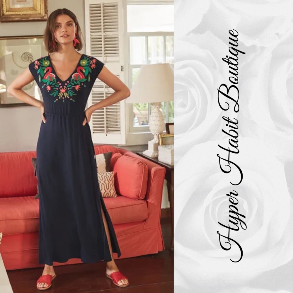 Marcia Embroidered Maxi Dress